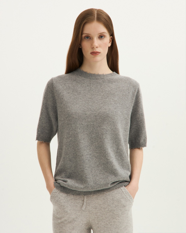 Кашемировая футболка ADCTED (Addicted)