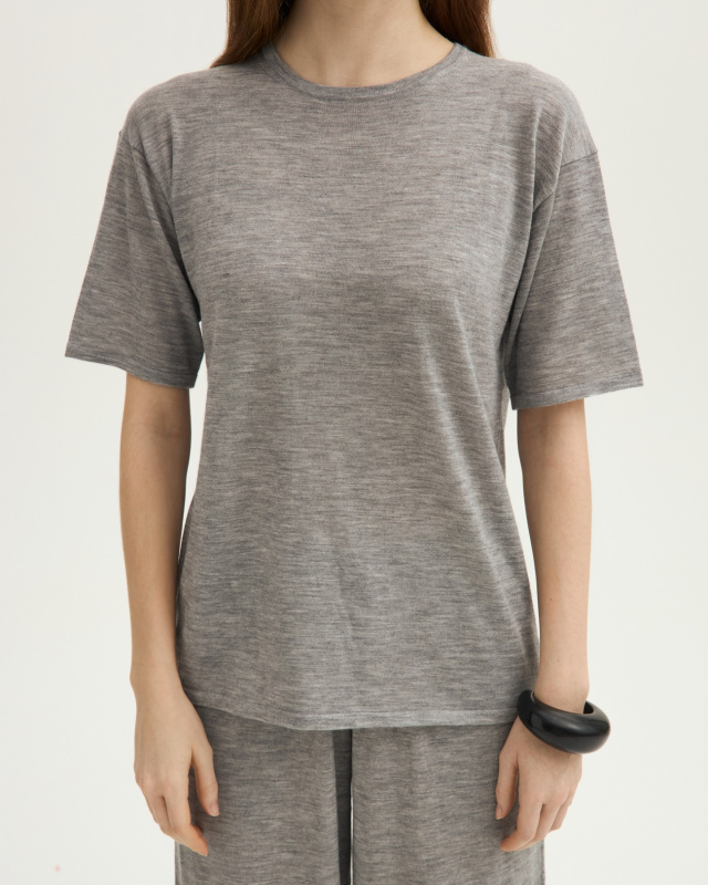 Шерстяная футболка ADCTED (Addicted)