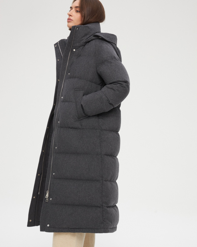 Кашемировый пуховик ADCTED (Addicted)