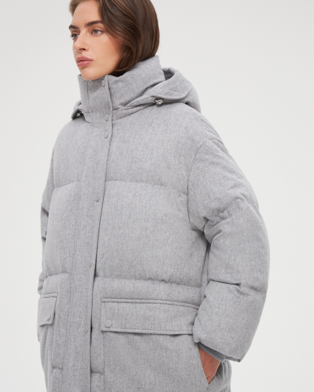 Кашемировый пуховик ADCTED (Addicted)