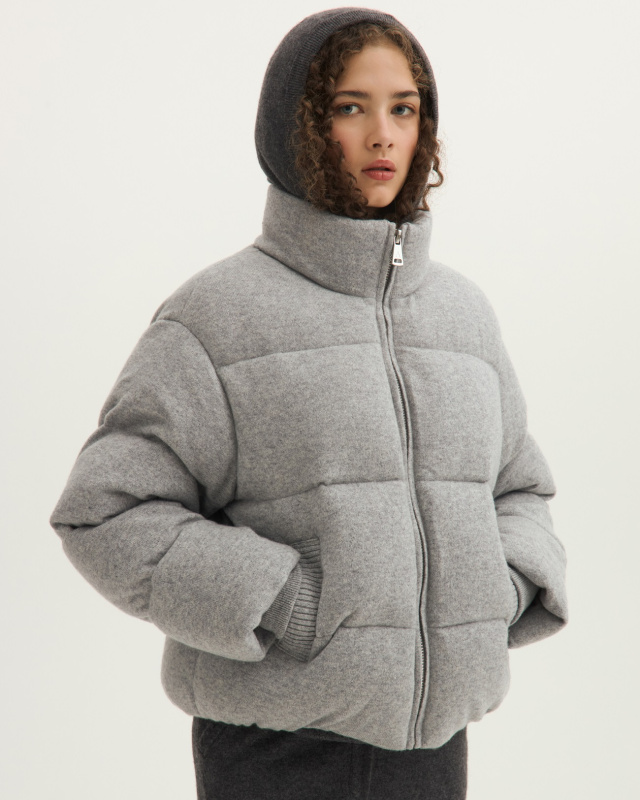 Кашемировый пуховик ADCTED (Addicted)