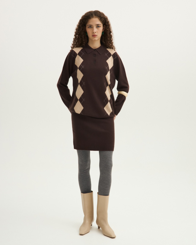 Кашемировая юбка ADCTED (Addicted)