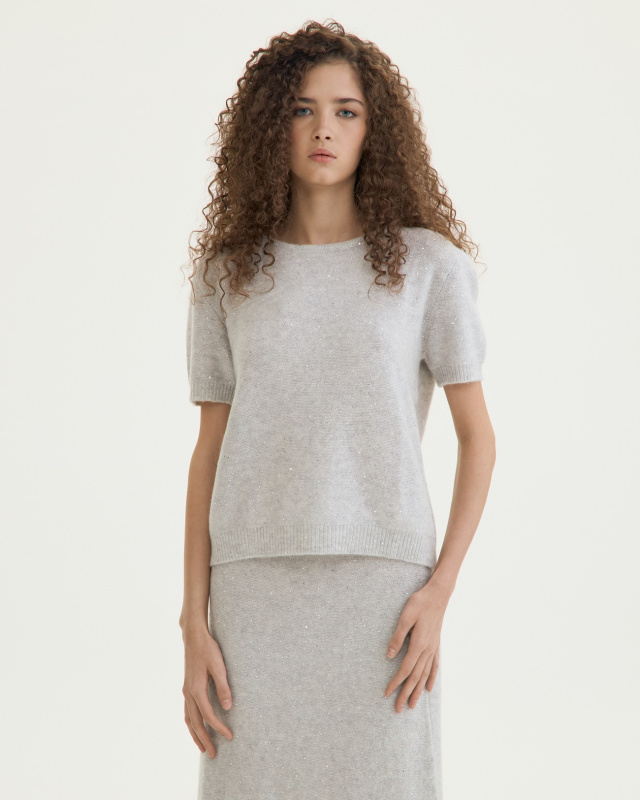 Кашемировая футболка ADCTED (Addicted)