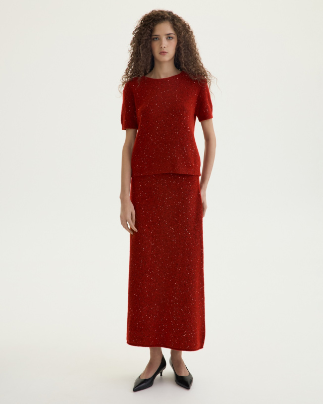 Кашемировая футболка ADCTED (Addicted)