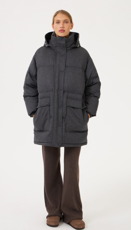 Кашемировый пуховик ADCTED (Addicted)