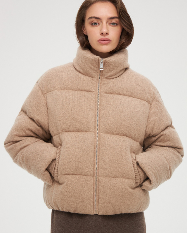 Кашемировый пуховик ADCTED (Addicted)