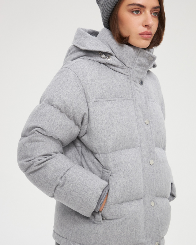 Кашемировый пуховик ADCTED (Addicted)