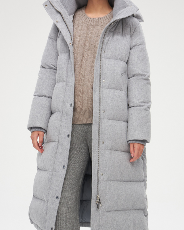 Кашемировый пуховик ADCTED (Addicted)