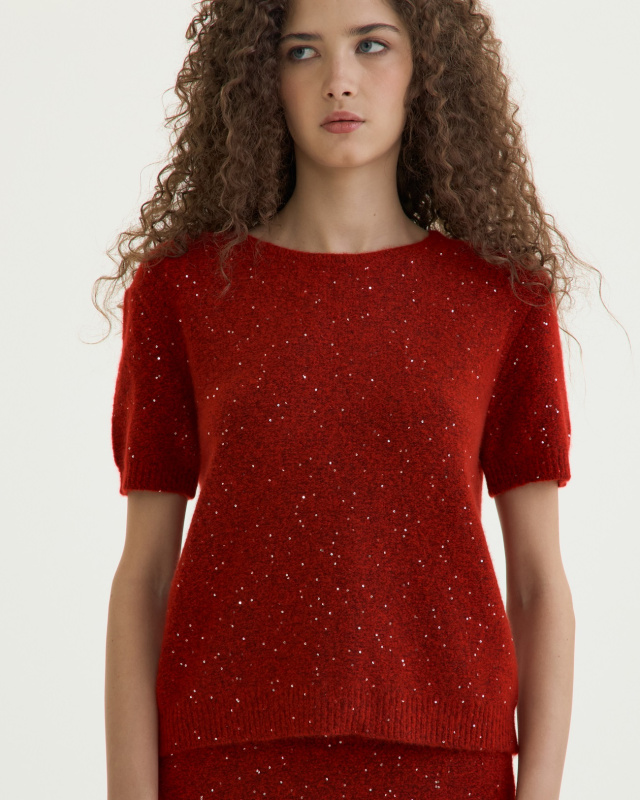 Кашемировая футболка ADCTED (Addicted)