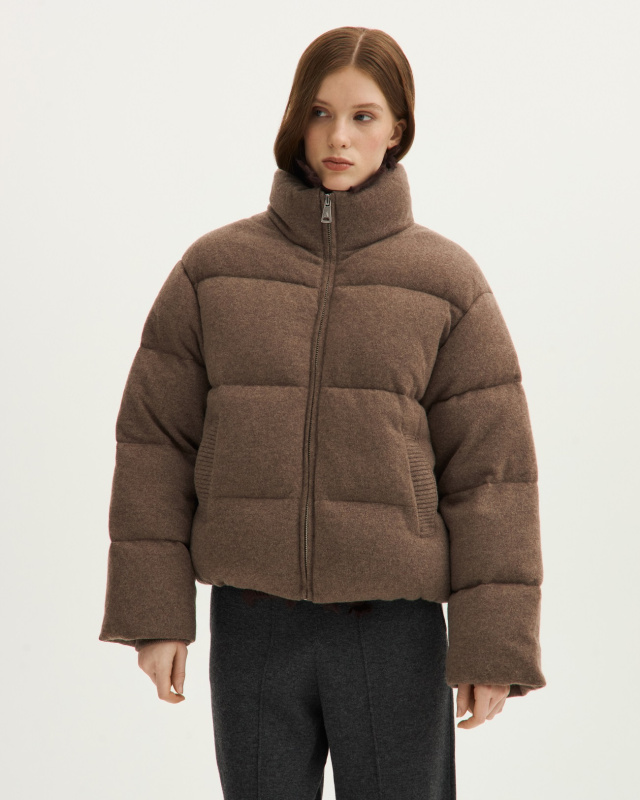 Кашемировый пуховик ADCTED (Addicted)