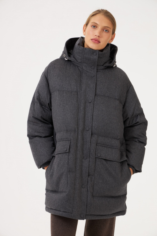 Кашемировый пуховик ADCTED (Addicted)