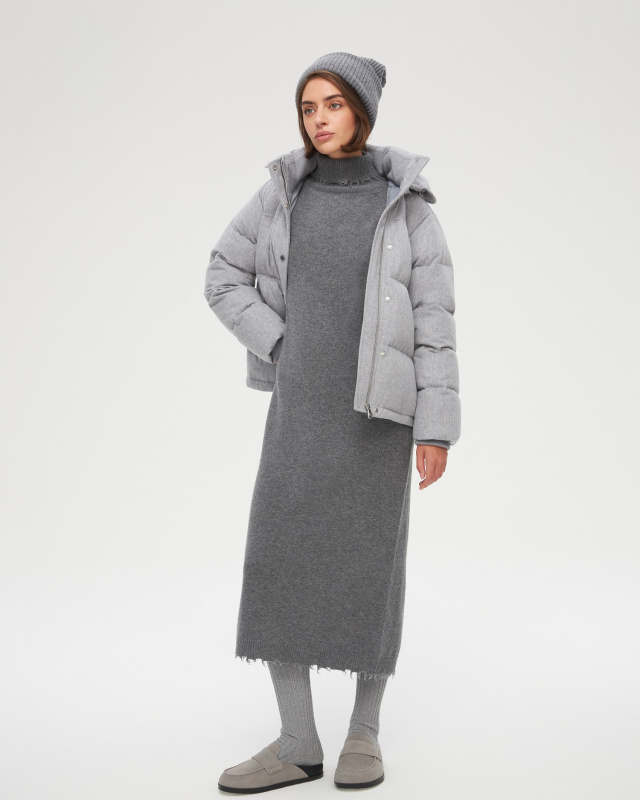 Кашемировый пуховик ADCTED (Addicted)